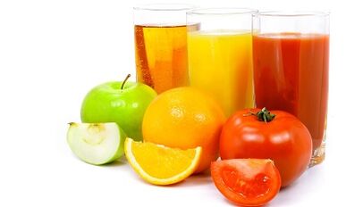 Diätoptionen zum Trinken zur Gewichtsreduktion.