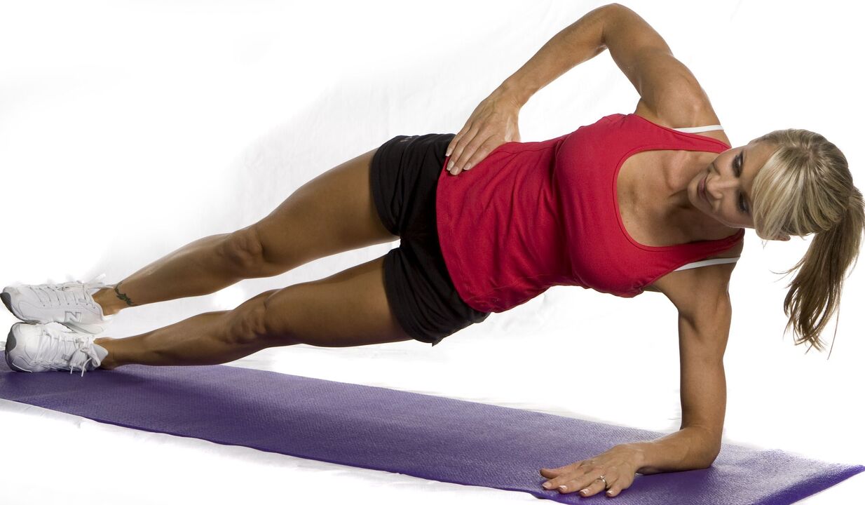 Side Plank Übung zur Gewichtsreduktion