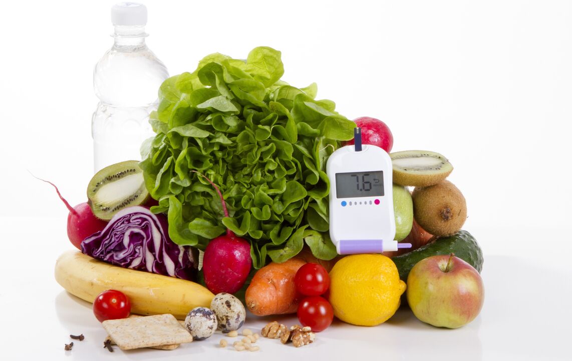 Obst und Gemüse für Diabetes
